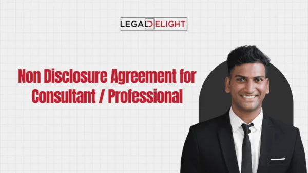 Non Disclosure Agreement for Consultant Professional
